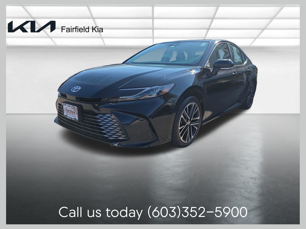 Midnight Black Metallic 2025 Toyota Camry Sedan All-Wheel Drive Continuously Variable Transmission