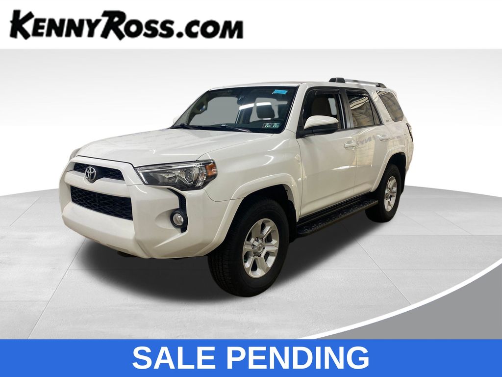 Super White 2019 Toyota 4Runner SUV / Crossover Four-Wheel Drive 5-Speed Automatic Overdrive