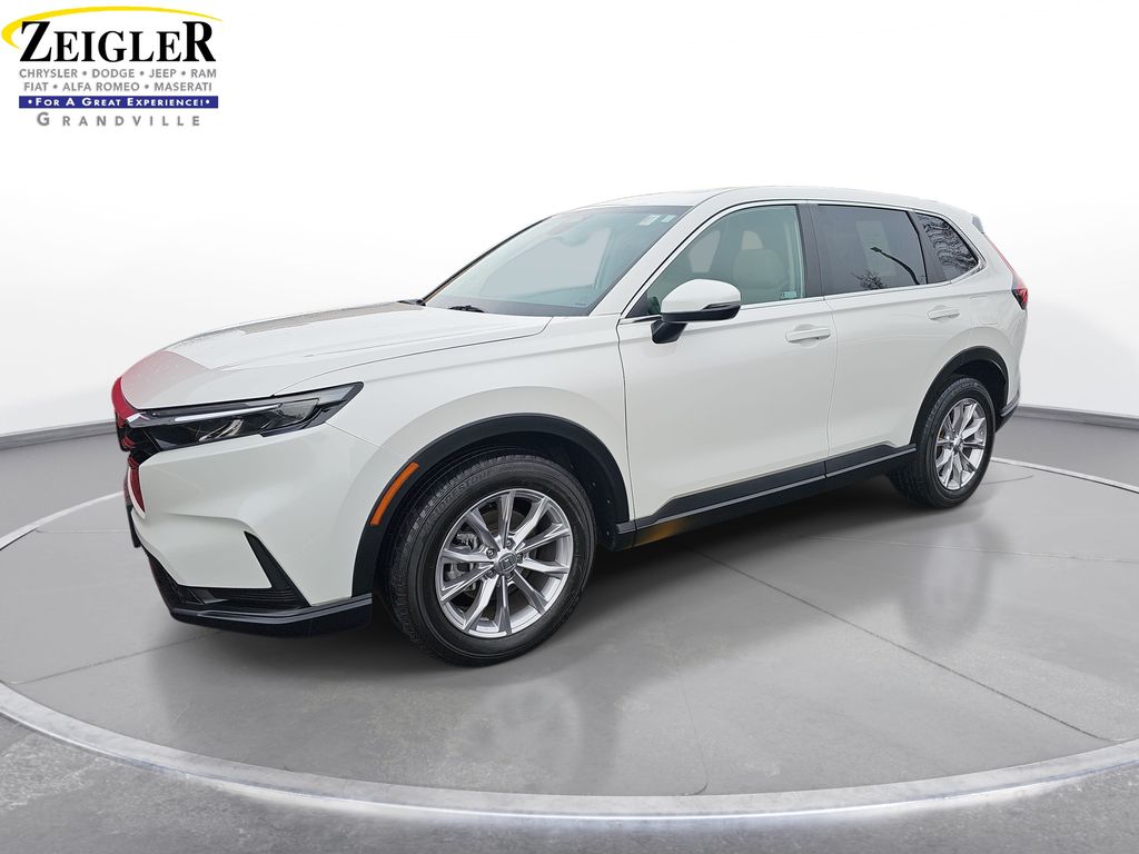 Platinum White Pearl 2024 Honda CR-V EX AWD SUV / Crossover All-Wheel Drive Continuously Variable Transmission