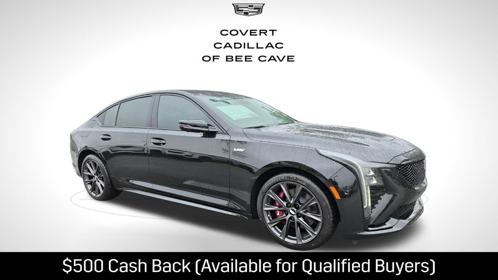 Raven Black 2026 Cadillac CT5 V-Series RWD Sedan Rear-Wheel Drive Automatic