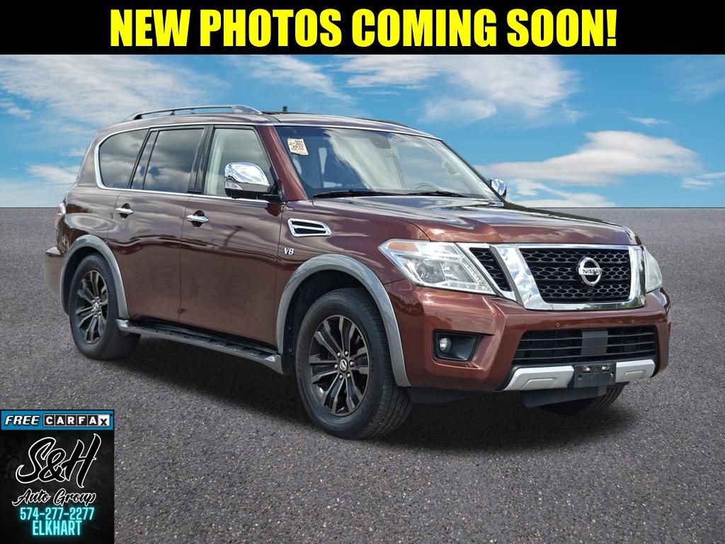 Red (Forged Copper) 2017 Nissan Armada SUV / Crossover Four-Wheel Drive 7-Speed Automatic