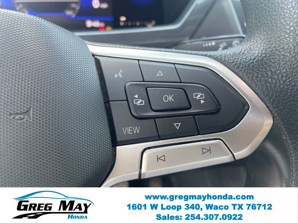 2022 Volkswagen Tiguan 2.0T S Silver at Greg May Honda
