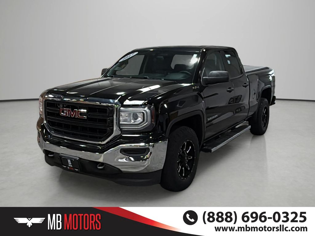 Black 2017 GMC Sierra 1500 Pickup Truck Four-Wheel Drive 6-Speed Automatic Overdrive