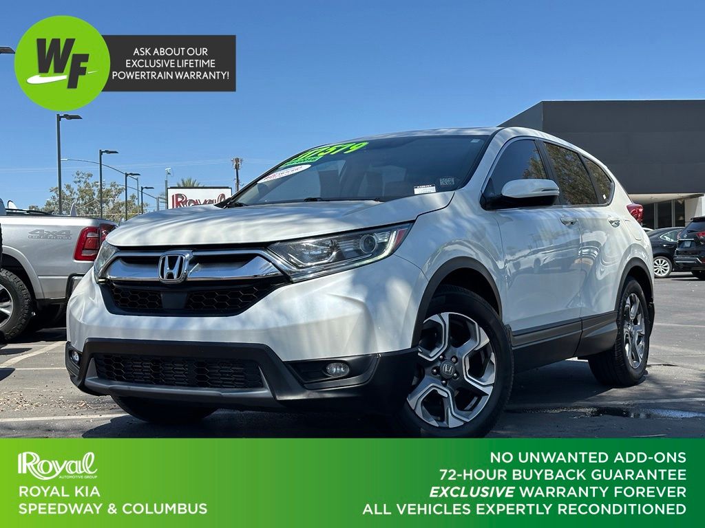 White 2018 Honda CR-V EX FWD SUV / Crossover Front-Wheel Drive Continuously Variable Transmission