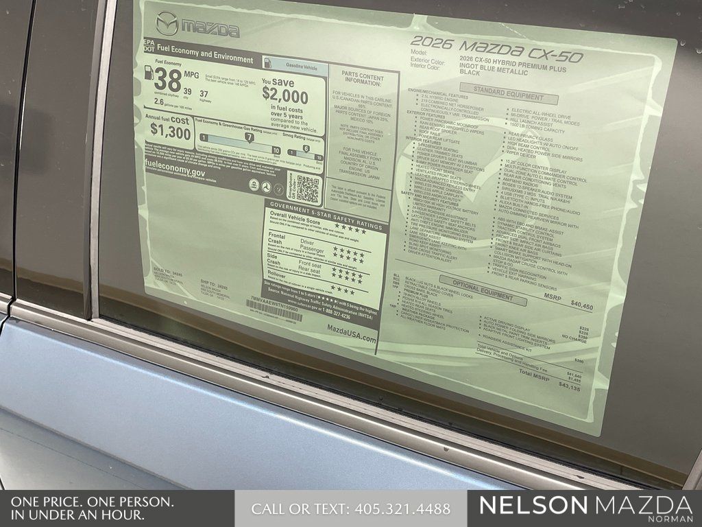 New 2026 Blue Mazda Premium Plus image 17