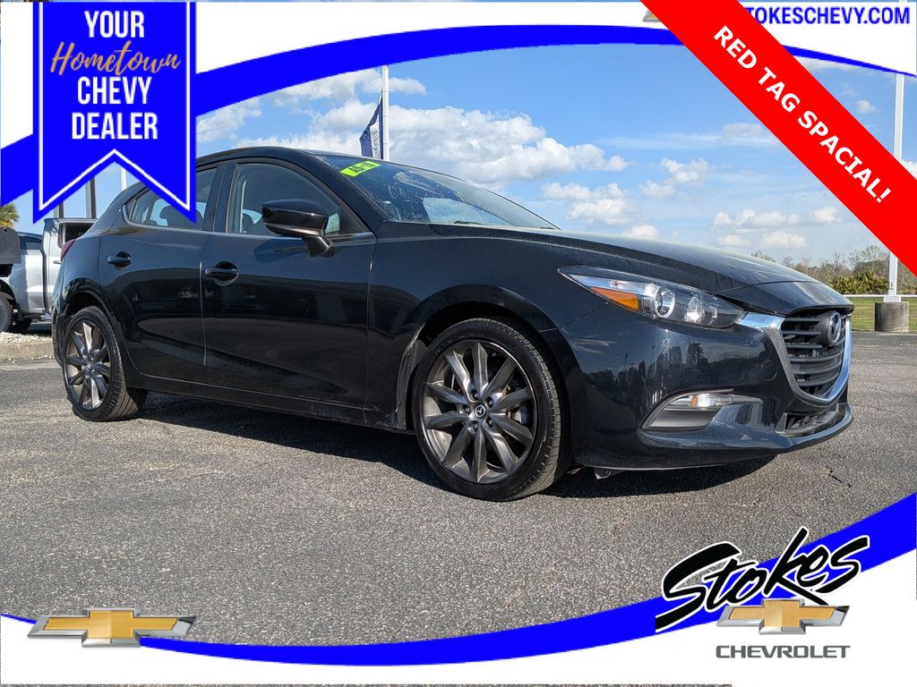 Jet Black Mica 2018 Mazda MAZDA3 Touring Hatchback Hatchback Front-Wheel Drive 6-Speed Automatic