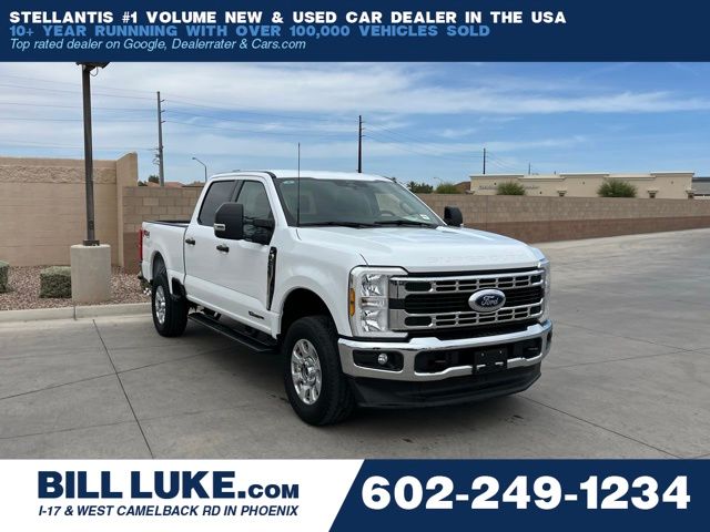 Oxford White 2024 Ford F-250 Super Duty XLT SuperCab 4WD Pickup Truck Four-Wheel Drive Automatic