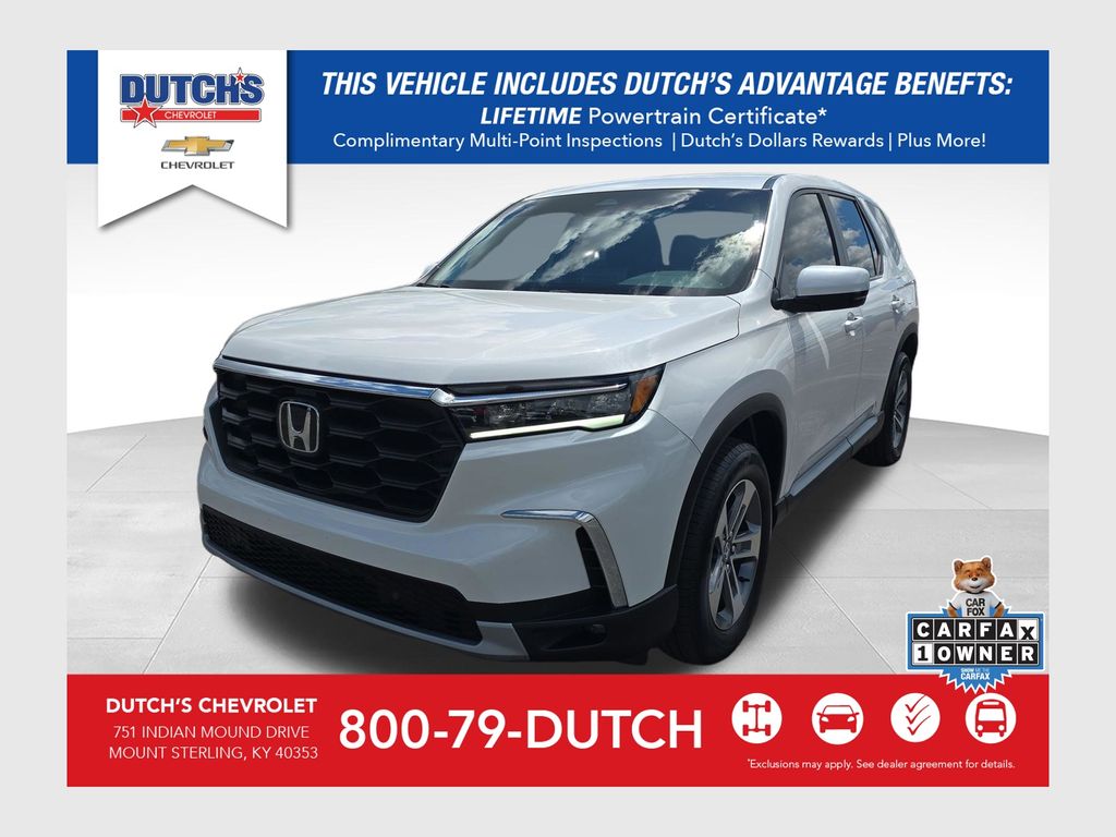 White 2025 Honda Pilot EX-L AWD SUV / Crossover All-Wheel Drive Automatic