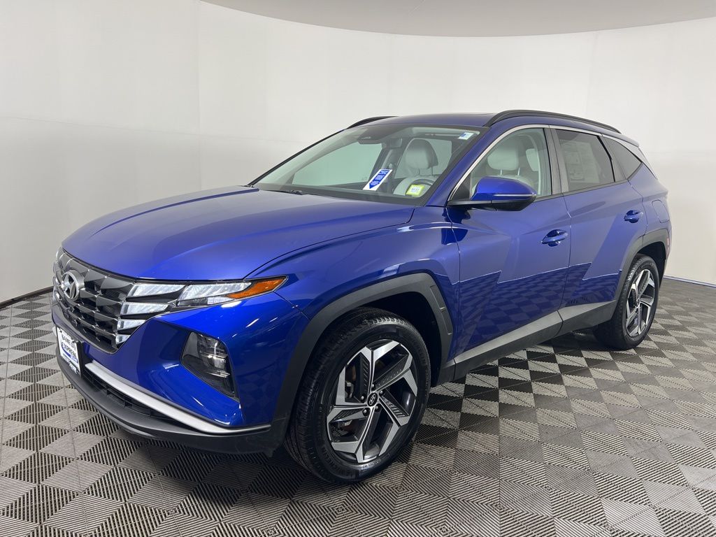 Certified Used 2023 Blue Hyundai SEL image 11