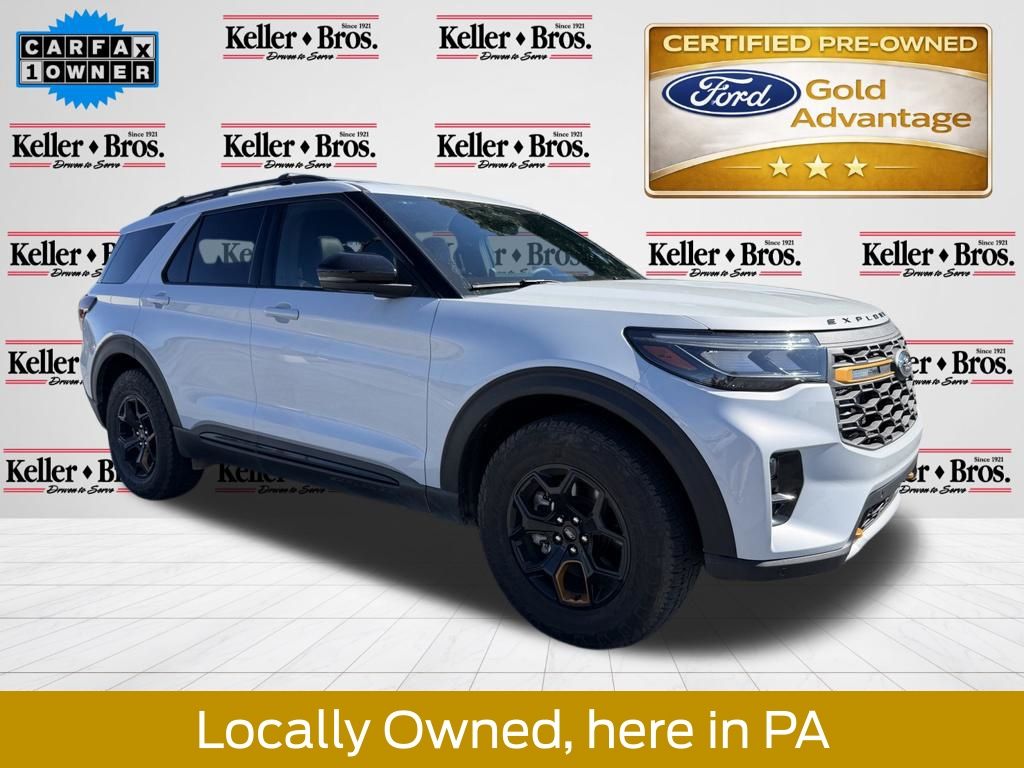 Space White Metallic 2026 Ford Explorer SUV / Crossover All-Wheel Drive Automatic