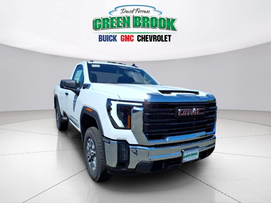 Summit White 2026 GMC Sierra 3500HD Pro Regular Cab LB 4WD Pickup Truck Four-Wheel Drive Automatic
