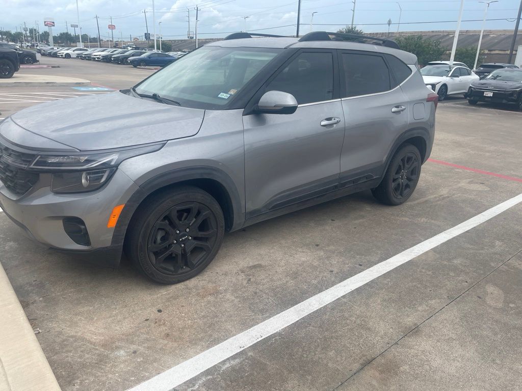 2024 Kia Seltos X-Line Gray at Joe Myers Mazda Kia