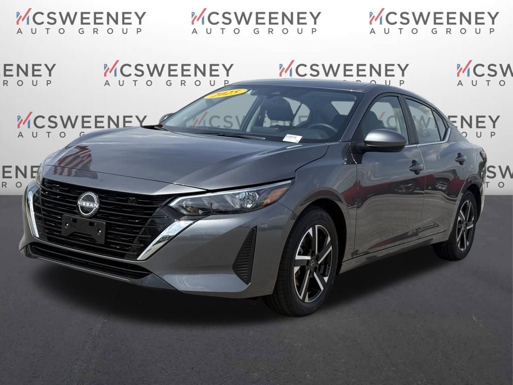 Gray (Gun Metallic) 2025 Nissan Sentra SV FWD Sedan Front-Wheel Drive Continuously Variable Transmission