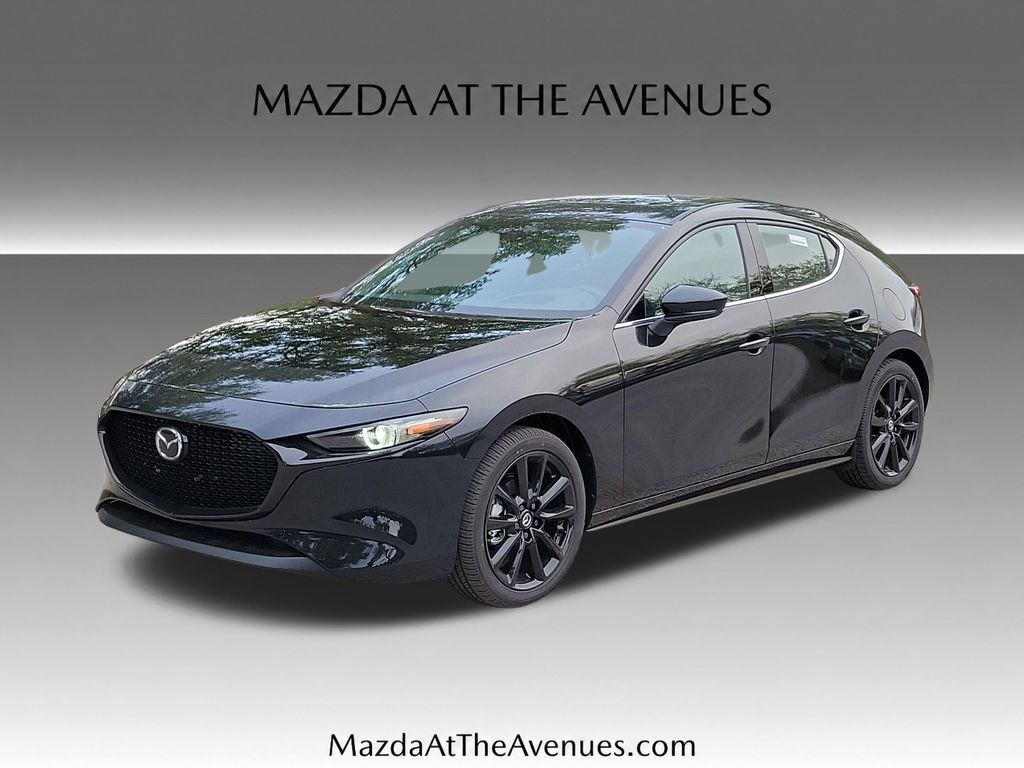 Jet Black 2026 Mazda MAZDA3 Hatchback Front-Wheel Drive 6-Speed Manual
