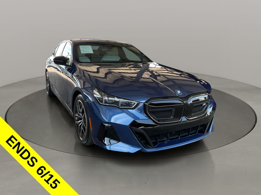 Phytonic Blue Metallic 2024 BMW i5 M60 AWD Sedan All-Wheel Drive Automatic