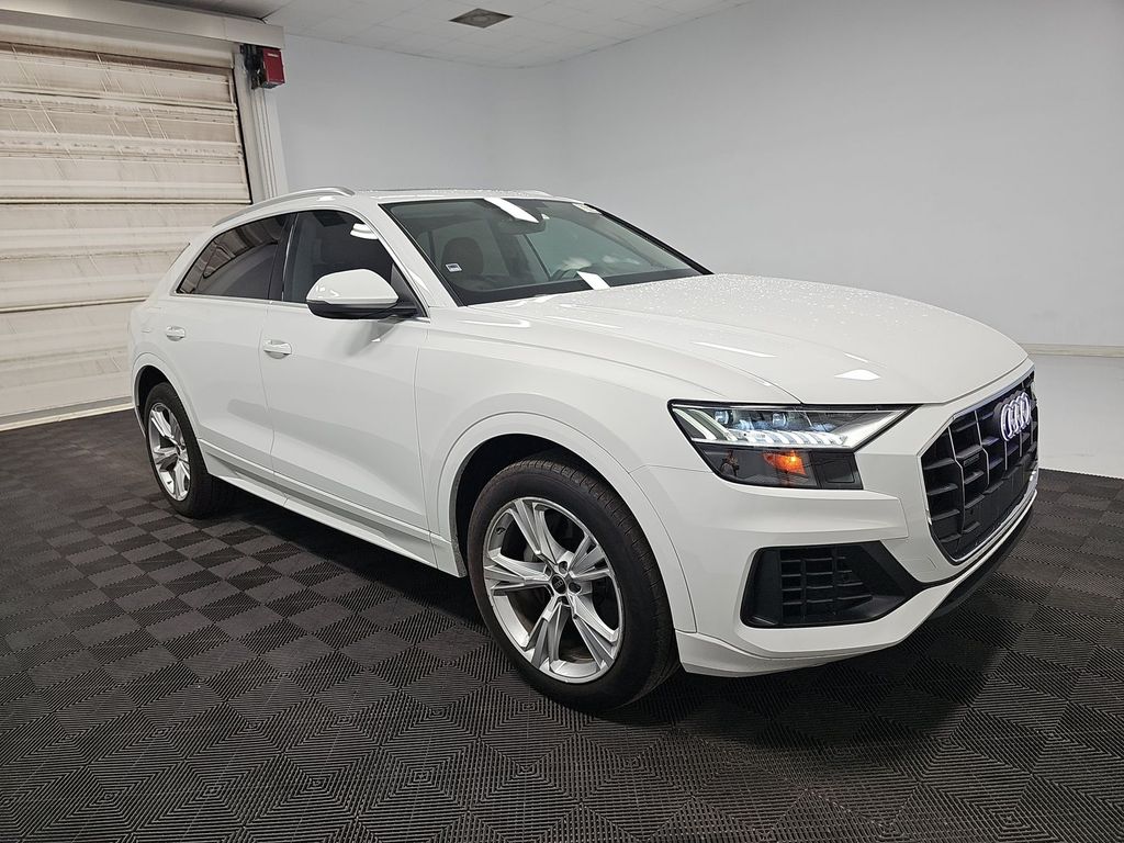 Carrara White 2023 Audi Q8 SUV / Crossover All-Wheel Drive 8-Speed Automatic