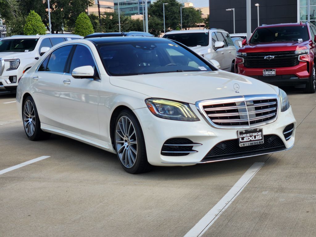 2018 Mercedes-Benz S-Class S 450 White at Bayway Cadillac Southwest