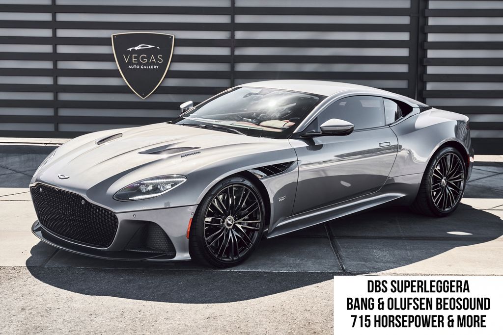 Gray 2021 Aston Martin DBS Coupe Rear-Wheel Drive 8-Speed Automatic