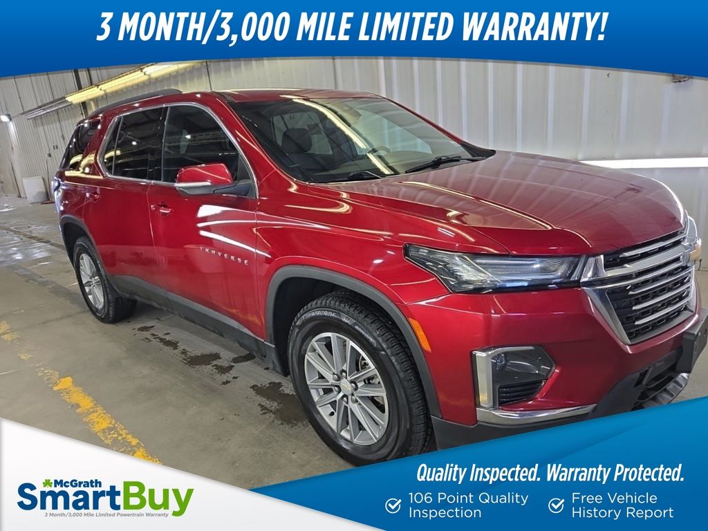 Radiant Red Tintcoat 2023 Chevrolet Traverse LT Cloth AWD SUV / Crossover Four-Wheel Drive 9-Speed Automatic