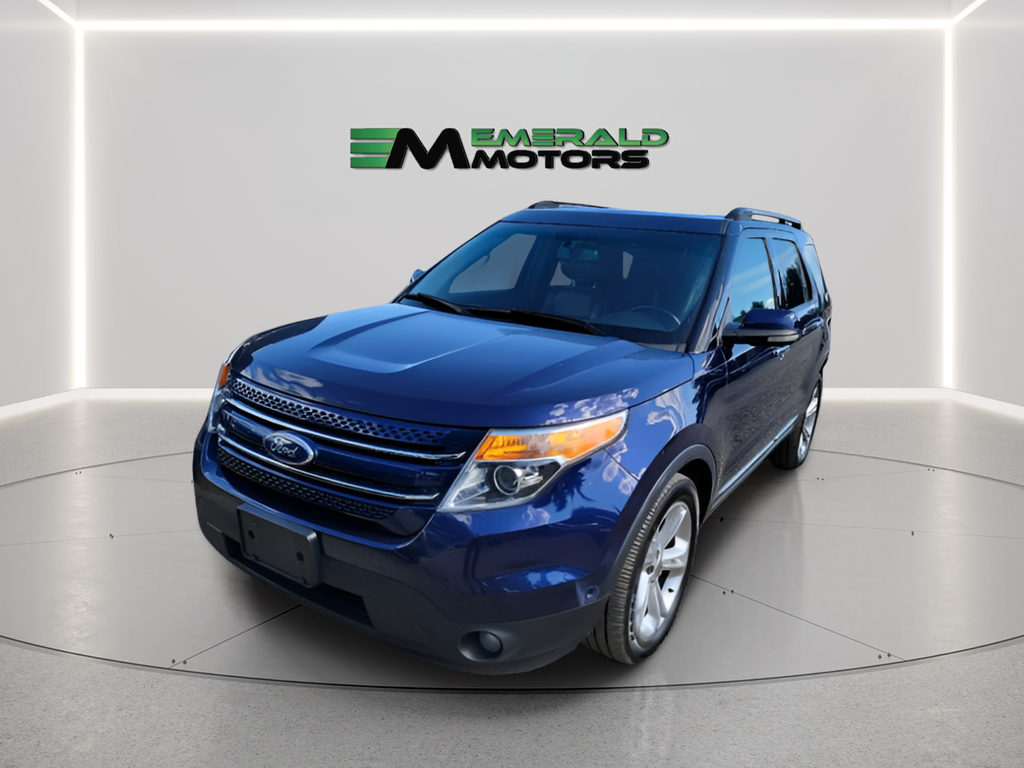 Blue 2011 Ford Explorer Limited 4WD SUV / Crossover All-Wheel Drive 6-Speed Automatic