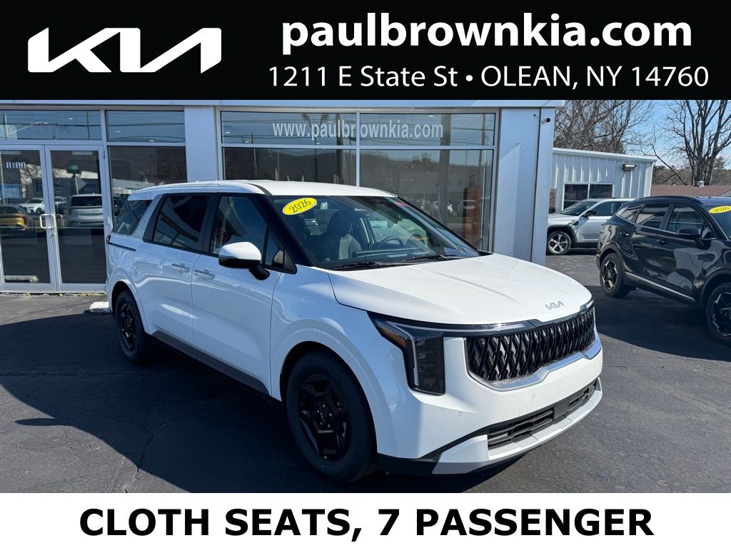 White 2026 Kia Carnival 8-Speed Automatic