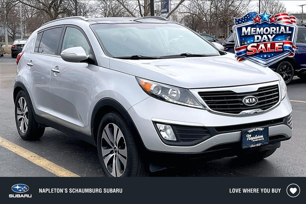 Bright Silver 2012 Kia Sportage EX SUV / Crossover Front-Wheel Drive 6-Speed Automatic