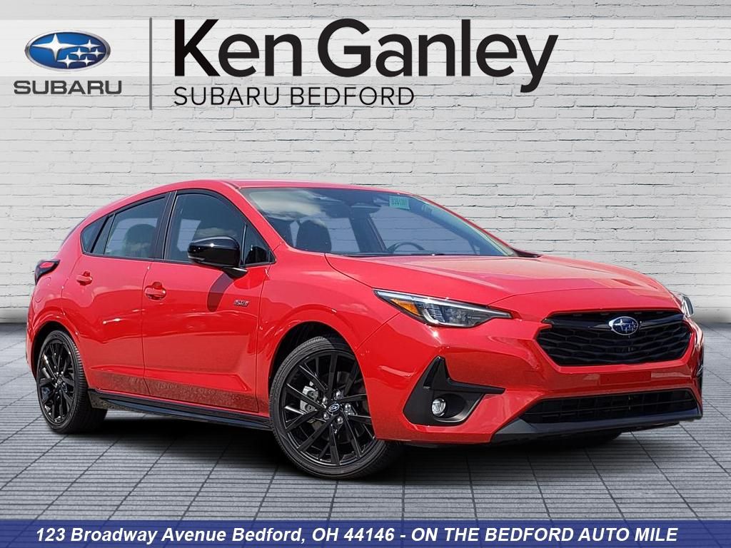 Red 2026 Subaru Impreza Wagon All-Wheel Drive Continuously Variable Transmission