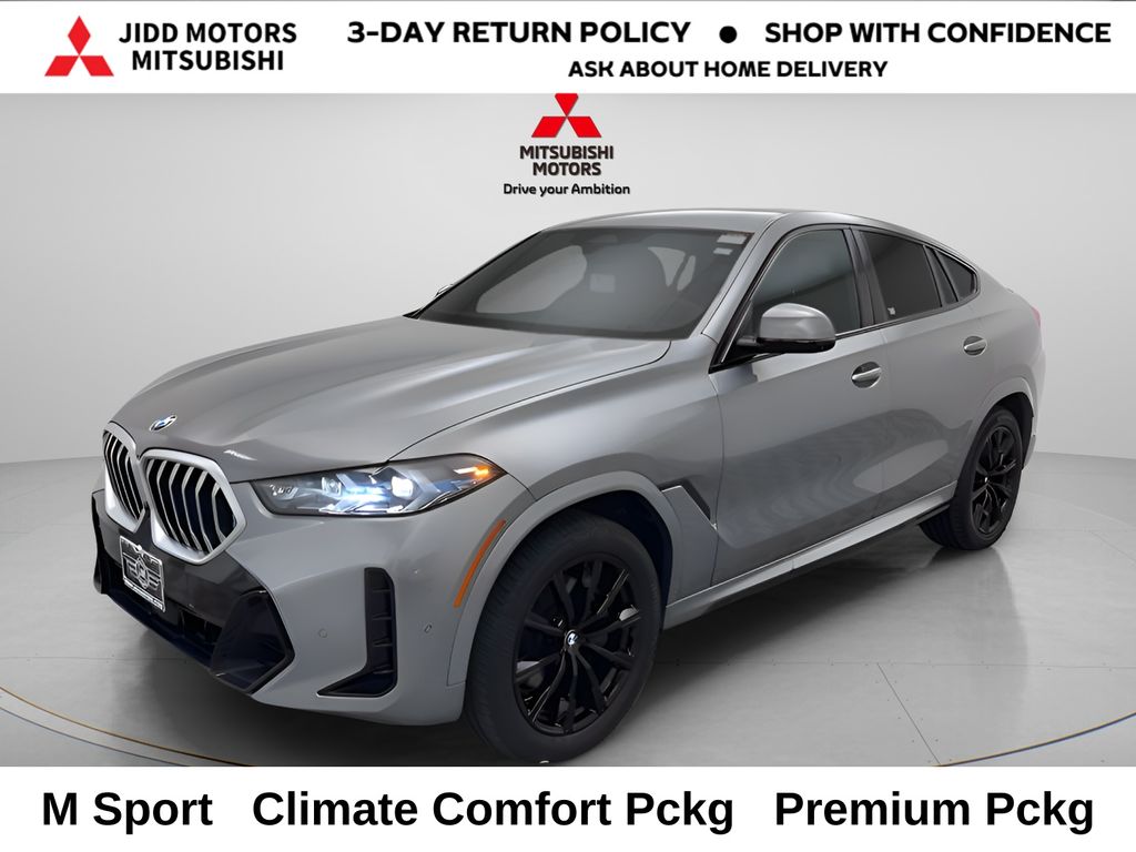 Gray Metallic 2025 BMW X6 SUV / Crossover All-Wheel Drive 8-Speed Automatic