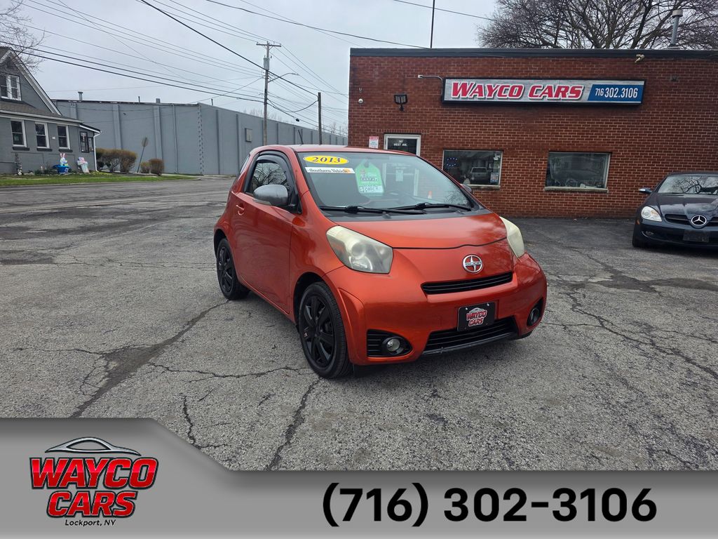 Hot Lava 2013 Scion iQ Base Hatchback Front-Wheel Drive Continuously Variable Transmission