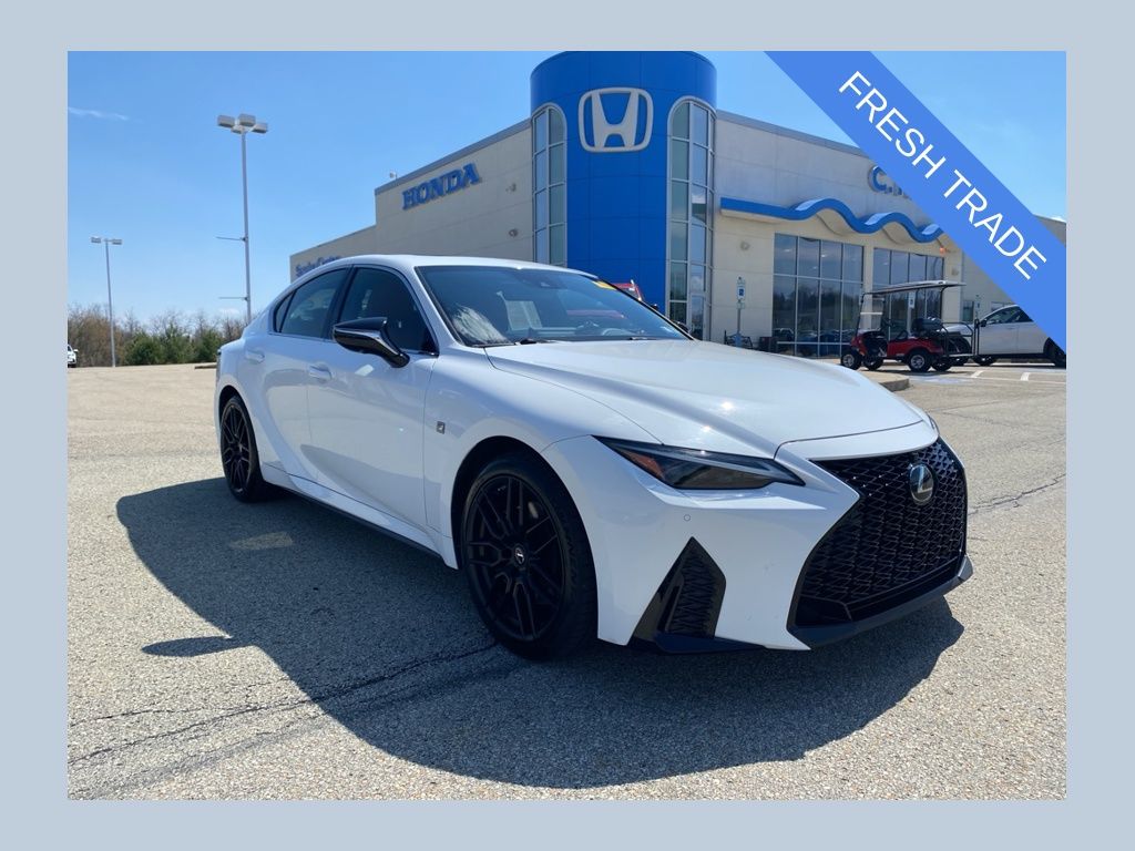 Ultra White 2021 Lexus IS 350 F Sport AWD Sedan All-Wheel Drive 6-Speed Automatic