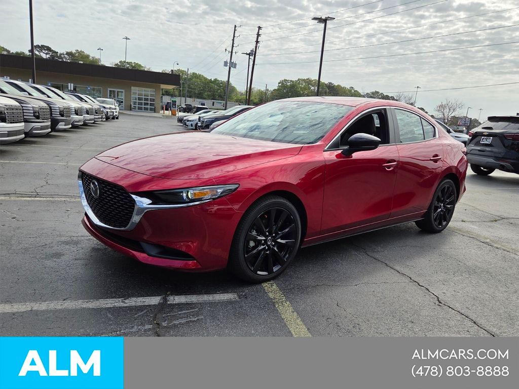 Soul Red Crystal Metallic 2025 Mazda MAZDA3 2.5 S Select Sport FWD Sedan Front-Wheel Drive 6-Speed Automatic