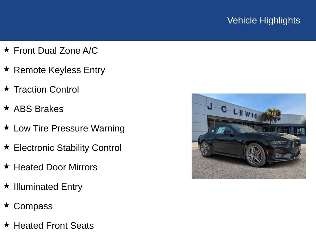 2025 Ford Mustang GT Premium Fastback