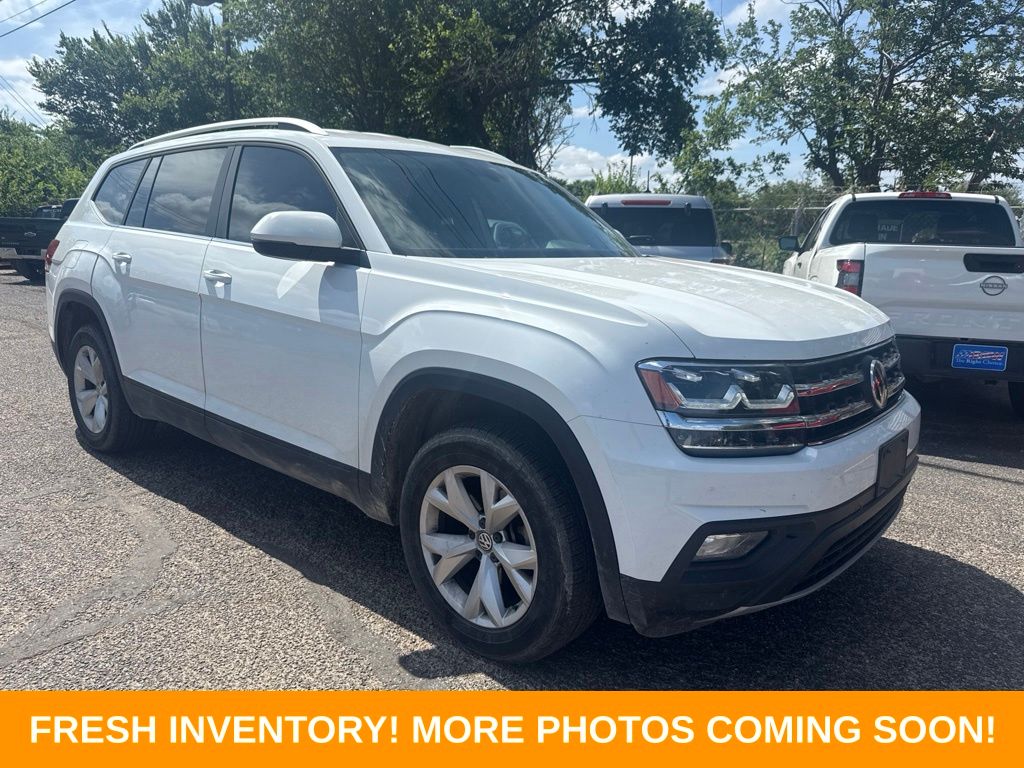White 2019 Volkswagen Atlas SE FWD SUV / Crossover Front-Wheel Drive 8-Speed Automatic
