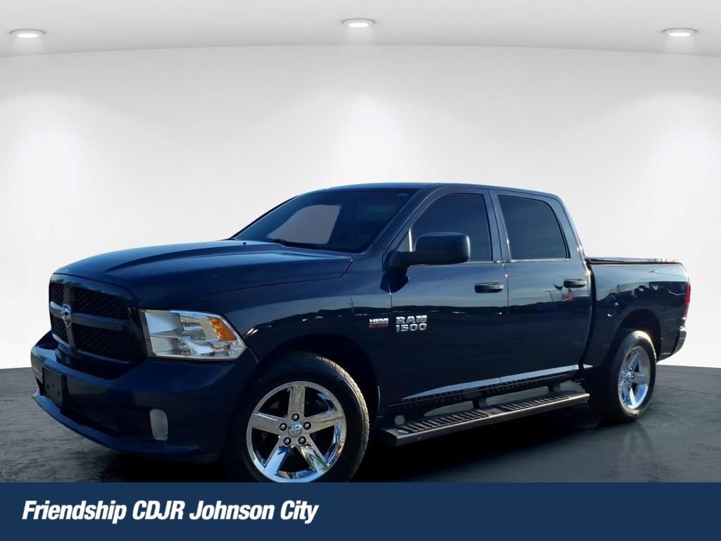 True Blue Pearlcoat 2014 RAM 1500 Pickup Truck Four-Wheel Drive 8-Speed Automatic