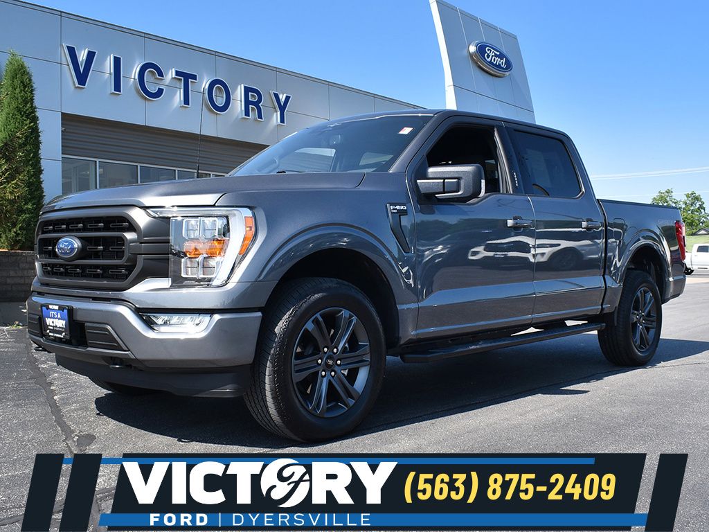 Gray Metallic 2023 Ford F-150 Pickup Truck Four-Wheel Drive Automatic