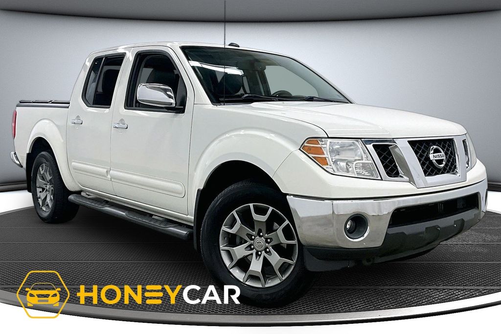 Glacier White 2019 Nissan Frontier Pickup Truck Four-Wheel Drive 5-Speed Automatic Overdrive