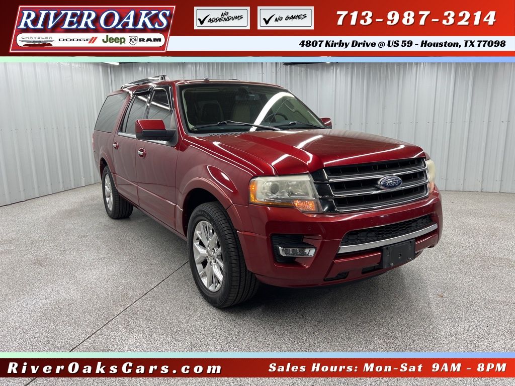 Ruby Red Metallic 2015 Ford Expedition EL Limited SUV / Crossover 4X2 6-Speed Automatic
