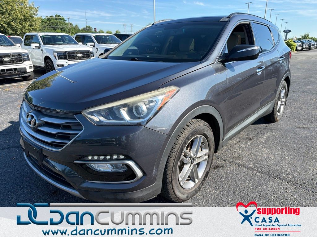 Gray (Platinum Graphite) 2018 Hyundai Santa Fe Sport SUV / Crossover All-Wheel Drive 6-Speed Automatic