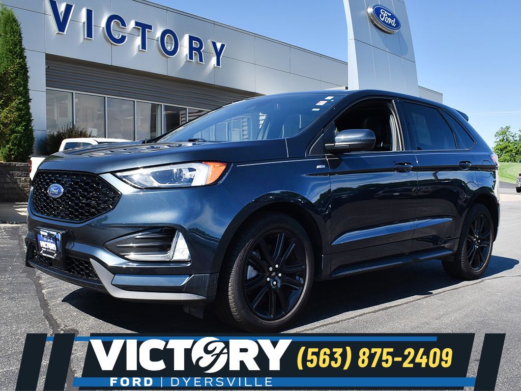 Stone Blue Metallic 2024 Ford Edge SUV / Crossover All-Wheel Drive 8-Speed Automatic