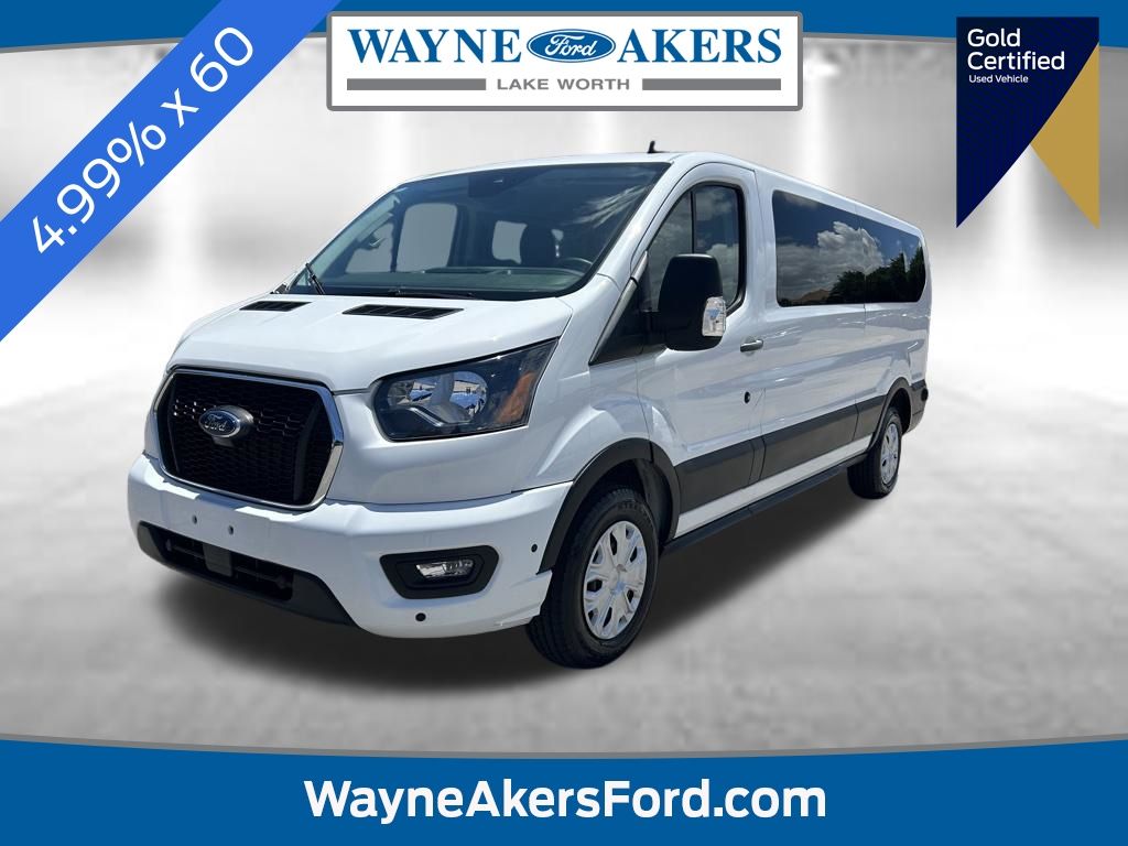 Oxford White 2024 Ford Transit Passenger Van Rear-Wheel Drive