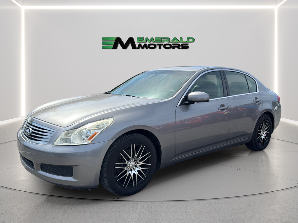 Gray (Platinum Graphite) 2008 INFINITI G35 Journey Sedan RWD Sedan Rear-Wheel Drive 5-Speed Automatic Overdrive