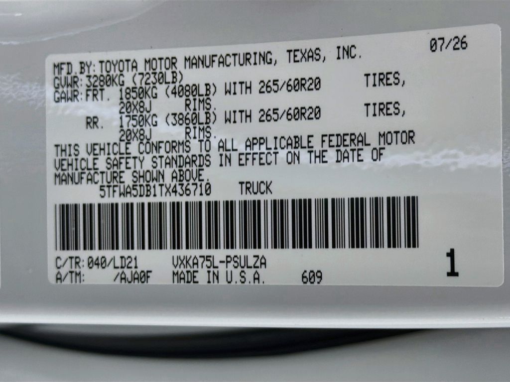 New 2026 Toyota Tundra Truck