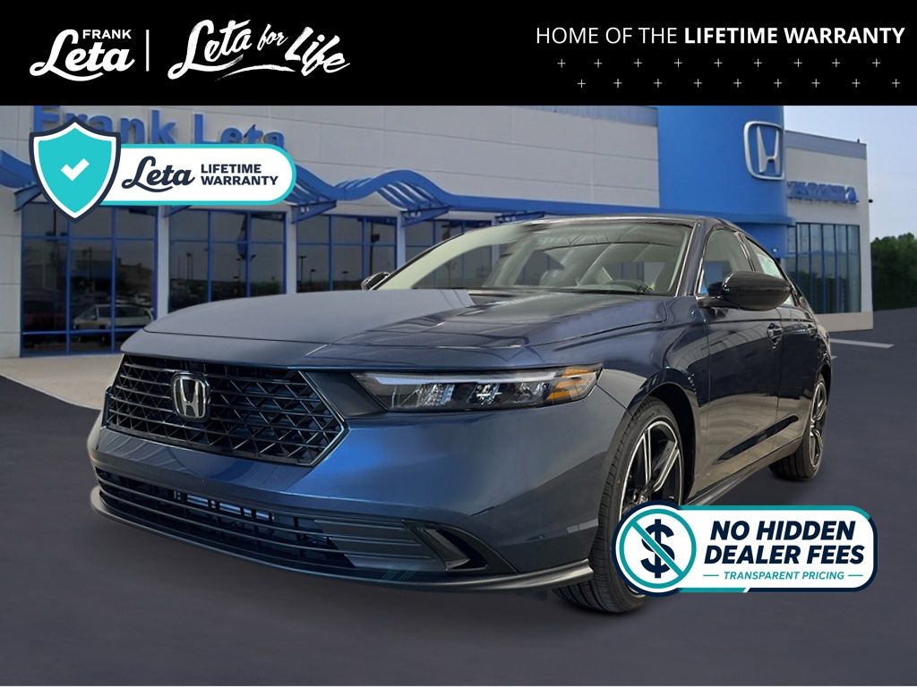 Blue Metallic 2026 Honda Accord Sedan Front-Wheel Drive Continuously Variable Transmission