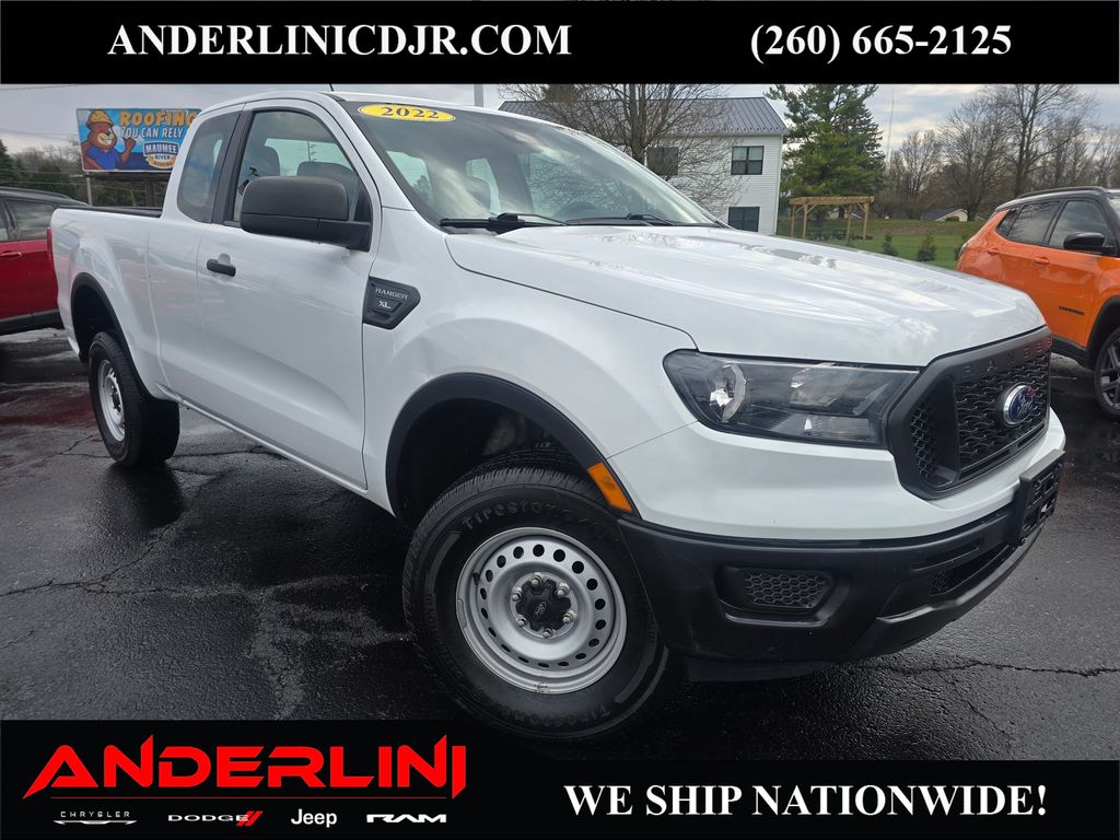 Oxford White 2022 Ford Ranger XL SuperCab RWD Pickup Truck 4X2 Automatic
