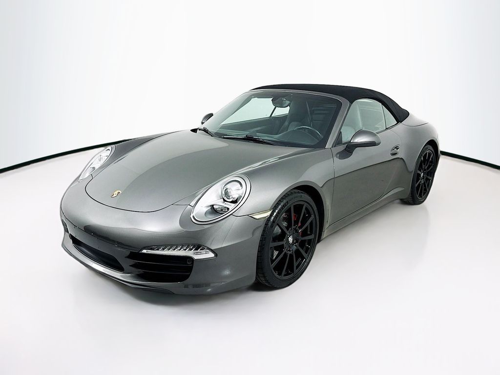 Agate Gray Metallic 2013 Porsche 911 Convertible Rear-Wheel Drive 7-Speed Automatic