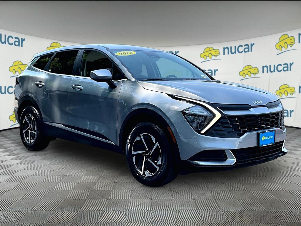 Steel Gray 2023 Kia Sportage Hybrid SUV / Crossover All-Wheel Drive 6-Speed Automatic
