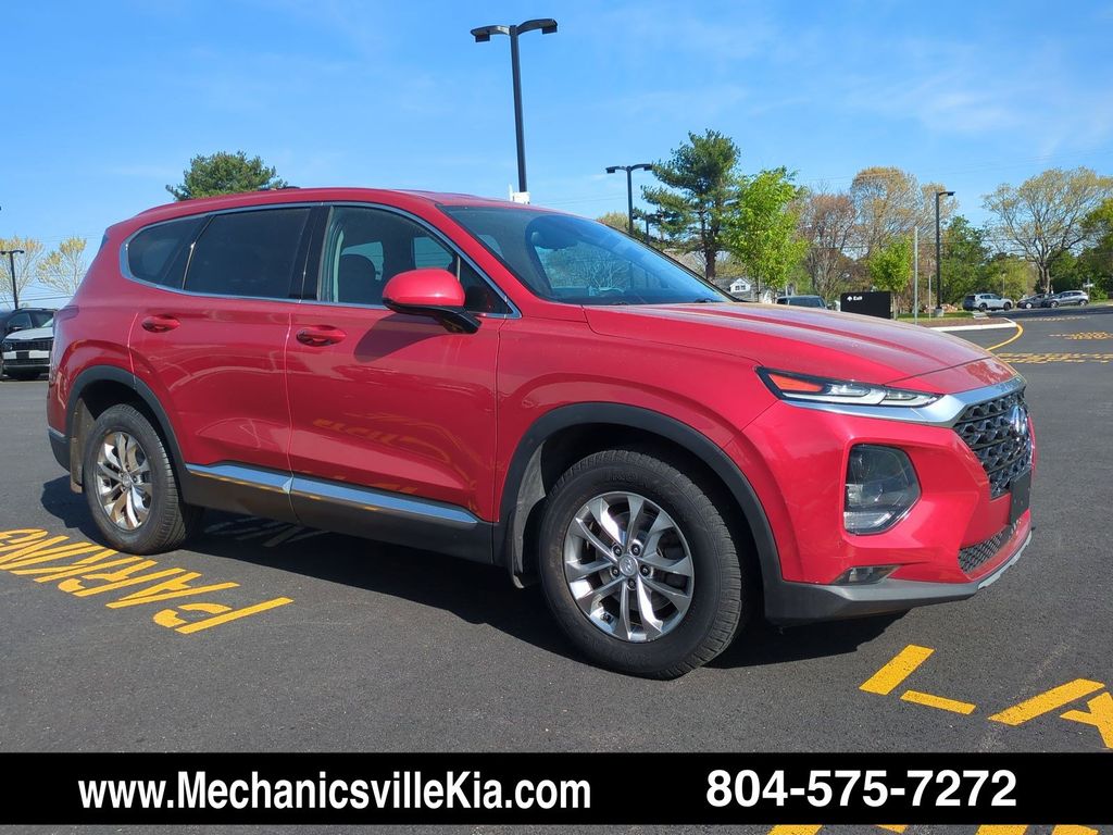 Calypso Red 2020 Hyundai Santa Fe 2.4L SEL AWD SUV / Crossover All-Wheel Drive 8-Speed Automatic