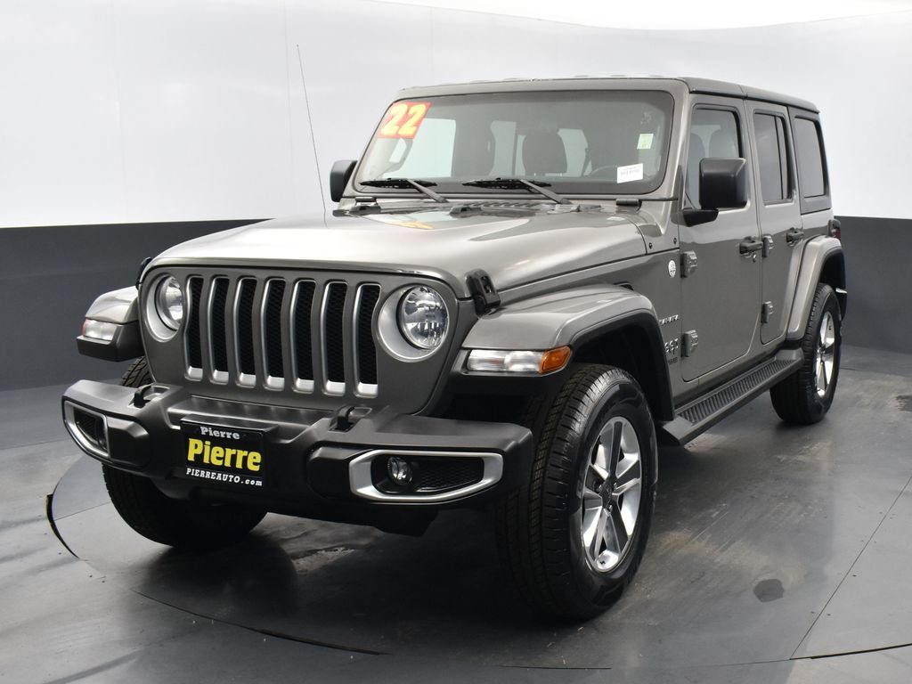 Sting-Gray Clearcoat 2021 Jeep Wrangler Unlimited Sahara 4WD SUV / Crossover Four-Wheel Drive 8-Speed Automatic