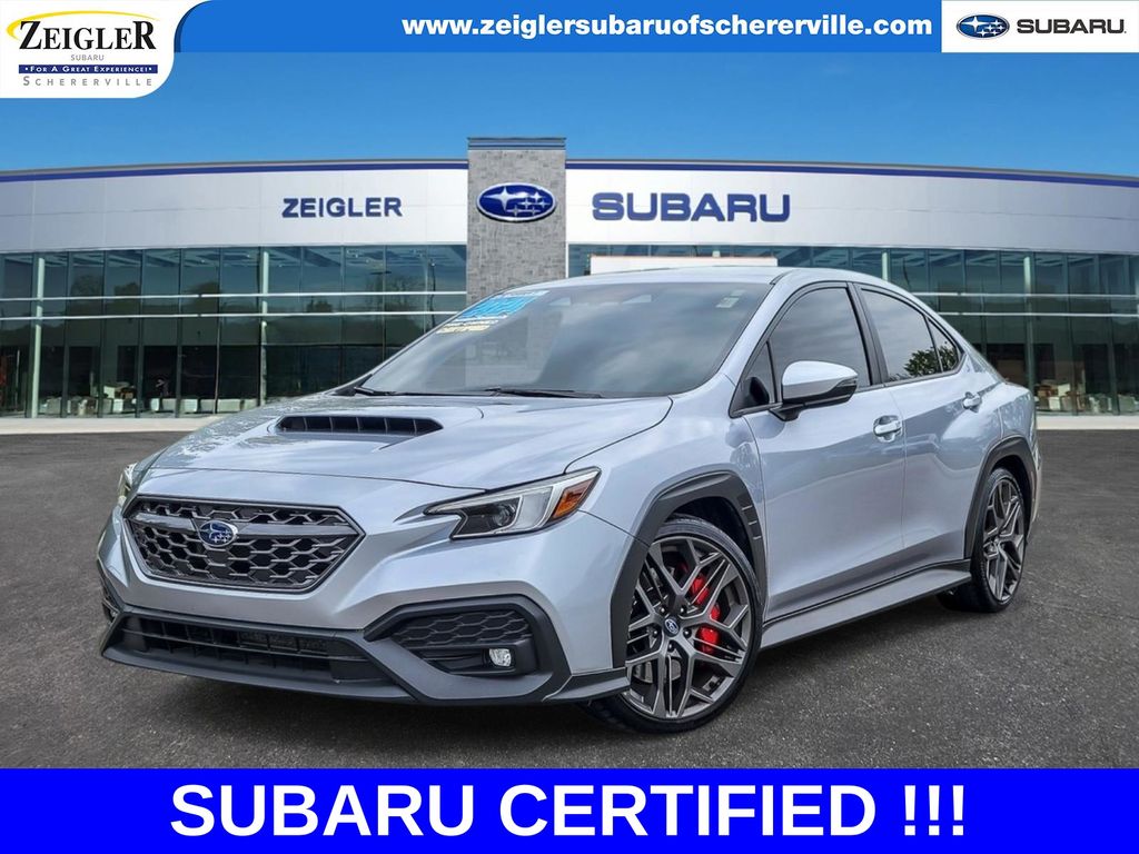 Ice Silver Metallic 2024 Subaru WRX Sedan All-Wheel Drive 6-Speed Manual