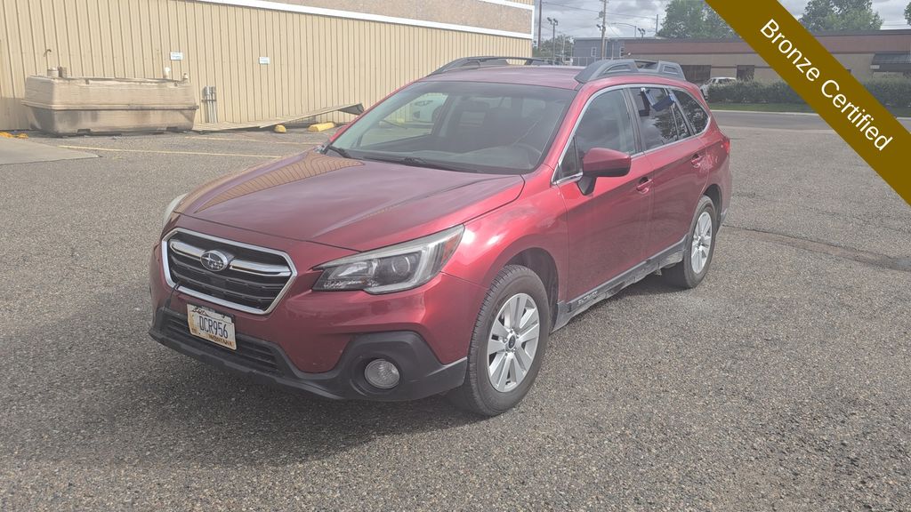 Crimson Red Pearl 2018 Subaru Outback Wagon All-Wheel Drive Continuously Variable Transmission